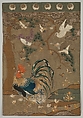 Panel, Silk, metallic thread, Japan
