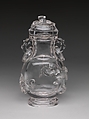 Vase with Dragons, Rock crystal, China