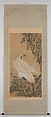 White Eagle Eyeing a Mountain Lion, Kawanabe Kyōsai 河鍋暁斎 (Japanese, 1831–1889), Hanging scroll; ink and color on paper, Japan