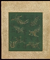 Album of Hawks and Calligraphy, Kano Tsunenobu (Japanese, 1636–1713), Album of ten paintings; ink and color on silk, Japan