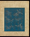 Album of Hawks and Calligraphy, Kano Tsunenobu (Japanese, 1636–1713), Album of ten paintings; ink and color on silk, Japan