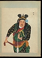 One hundred portraits of Peking opera characters, Unidentified artist, Album of fifty leaves; ink, color, and gold on silk, China
