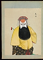 One hundred portraits of Peking opera characters, Unidentified artist, Album of fifty leaves; ink, color, and gold on silk, China
