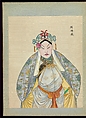 One hundred portraits of Peking opera characters, Unidentified artist, Album of fifty leaves; ink, color, and gold on silk, China