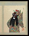 One hundred portraits of Peking opera characters, Unidentified artist, Album of fifty leaves; ink, color, and gold on silk, China