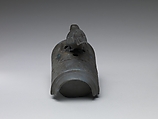Censer in the Form of Sparrow on a Roof Tile, Lightly glazed stoneware (Bizen ware), Japan