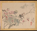 Flowers and Birds, Taki Katei (Japanese, 1830–1901), Album of twelve leaves; ink and color on silk, Japan