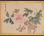 Flowers and Birds, Taki Katei (Japanese, 1830–1901), Album of twelve leaves; ink and color on silk, Japan