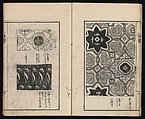 Sarasa benran no mokuroku (catalogue compendium of sarasa designs), Woodblock-printed book, Japan