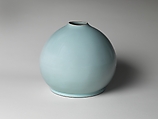 Celadon Jar, Kawase Shinobu  Japanese, Porcelain with celadon glaze, Japan