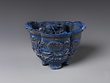 Tripod with dragon, Lapis lazuli, China