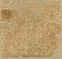Textile fragment with boys in floral scrolls, Silk twill damask (ling), China