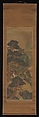 Deer amid Pine Trees, Unidentified artist, Pair of hanging scrolls; ink and color on silk, Korea