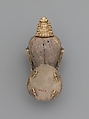 Head of Shiva (lingakosha), Gold and silver repoussé, Vietnam (Champa, probably Quang Nam Province)