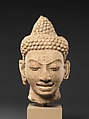 Head of Buddha, Stucco, Thailand (Ratchaburi Province)