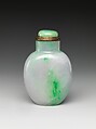 Snuff Bottle, Jadeite, China