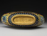 Snuff Bottle with Cranes under a Pine Tree, Cloisonné enamel, China