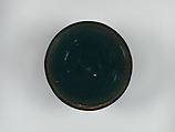 Tea Bowl with Hare’s-Fur Decoration, Stoneware with copper-oxide glaze (Jian ware), China