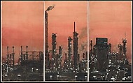 Crying Landscape, Yang Jiechang (Chinese, born 1956), Set of five triptychs; ink and color on paper, China