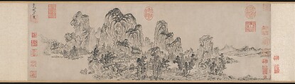 Landscape, Zhao Yuan (Chinese, active ca. 1350–75), Handscroll; ink on paper, China
