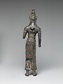 Standing Bodhisattva Maitreya or Manjushri(?), Bronze, Indonesia (Sumatra)