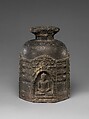 Votive Stupa with Four Buddhas, Schist, India, Bihar