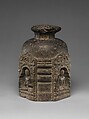 Votive Stupa with Four Buddhas, Schist, India, Bihar