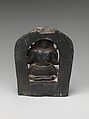 Mahakala Seated in Royal Ease, Stone with polychrome, Tibet