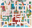 Pin drop silence: Eleven-headed Avalokiteshvara, Tenzing Rigdol (born Kathmandu 1982), Ink, pencil, acrylic, and pastel on paper, Tibet