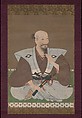 Portrait of a Warrior, Unidentified artist Japanese, late 16th century, Hanging scroll; ink and color on silk, Japan