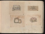 Miniature Drawings for Craftspeople, Katsushika Hokusai (Japanese, Tokyo (Edo) 1760–1849 Tokyo (Edo)), Two albums pasted with 548 drawings; ink and color on paper, Japan
