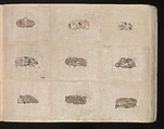 Miniature Drawings for Craftspeople, Katsushika Hokusai (Japanese, Tokyo (Edo) 1760–1849 Tokyo (Edo)), Two albums pasted with 548 drawings; ink and color on paper, Japan