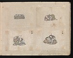 Miniature Drawings for Craftspeople, Katsushika Hokusai (Japanese, Tokyo (Edo) 1760–1849 Tokyo (Edo)), Two albums pasted with 548 drawings; ink and color on paper, Japan