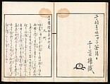 Yoshiwara Picture Book of New Year’s Festivities (Seirō ehon nenjū gyōji) 青楼繪本年中行事, Kitagawa Utamaro 喜多川歌麿 (Japanese, ca. 1754–1806), Set of two woodblock printed books; ink and color on paper, Japan