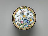 Covered Box, Painted enamel on copper, China