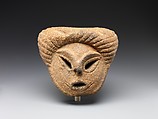Head of a Clay Figure (Dogū), Earthenware with incised decoration (Katsusaka type), Japan