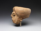 Head of a Clay Figure (Dogū), Earthenware with incised decoration (Katsusaka type), Japan