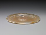 Cup with dragon handles and saucer, Chalcedony, China