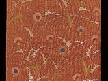 Obi with Thistle, Brocaded silk with metallic thread, Japan