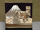 Man's Formal Jacket (Haori), Dye-patterned and painted plain-weave silk, Japan