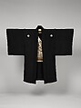 Man's Formal Jacket (Haori), Dye-patterned and painted plain-weave silk, Japan