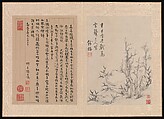 Paintings for Monk Xuesheng, Various artists  , mid-17th century, Album of twelve leaves; ink and color on paper, China