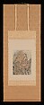 Shakyamuni Subjugating Demons, Kawanabe Kyōsai 河鍋暁斎 (Japanese, 1831–1889), Album leaf mounted as a hanging scroll; ink and color on silk, Japan