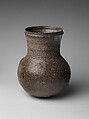 Jar, Stoneware with accidental ash glaze, Korea