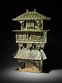 Central Watchtower, Earthenware with green lead glaze, China