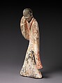 Female Dancer, Earthenware with slip and pigment, China