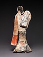 Female Dancer, Earthenware with slip and pigment, China