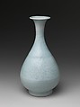 Bottle with Lotus Scroll, Porcelain with incised decoration under celadon glaze (Jingdezhen Qingbai ware), China