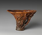 Libation cup, Rhinoceros horn, China
