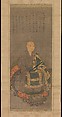 Portrait of Keinan Eibun, Hanging scroll; ink, color, and gold on silk, Japan